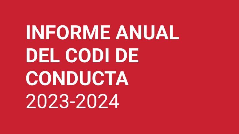 Annual Code of Conduct concerning temporary financial investments 23-24
